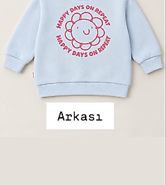 Kız bebek üst mavi
